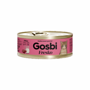 Gosbi fresko cat tuna with goat milk kitten