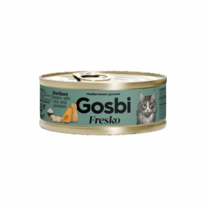 Gosbi fresko cat chicken with rice and pumpkin sterilized