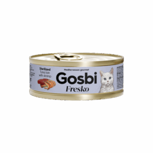 Gosbi fresko cat sterilized tuna loin with shrimp