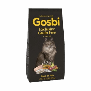 Gosbi exclusive grain free duck & fish cat sterilized